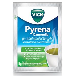 Vick Pyrena Camomila E Erva Cidreira Com 01 Envelope