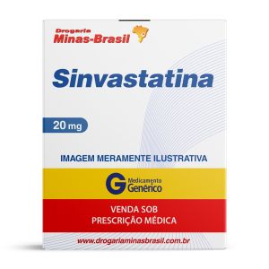 Sinvastatina 20Mg Com 30 Comprimidos Genérico Ems