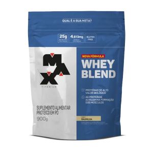 Whey Blend Max Titanium Sabor Baunilha Com 900 G