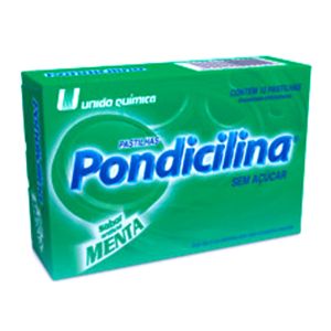 Pondiciclina Pastilha Sabor Menta Com 12 Unidades
