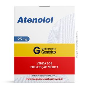 Atenolol 25Mg Com 30 Comprimidos Genérico Ems