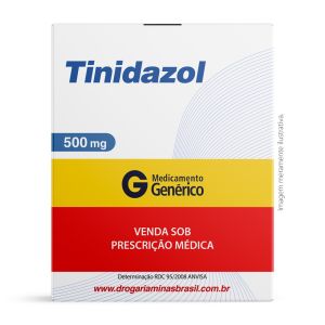 Tinidazol 500mg Com 4 Comprimidos Genérico Germed