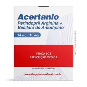 Acertanlo 14Mg Perindopril Arginina E 10Mg Anlodipino Com 30 Comprimidos