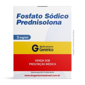 Fosfato Sódico Prednisolona 3mg/ml Com 60ml Genérico Biosintética
