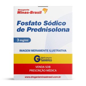 Fosfato Sódico Prednisolona 3mg/ml Com 60ml Genérico Biosintética