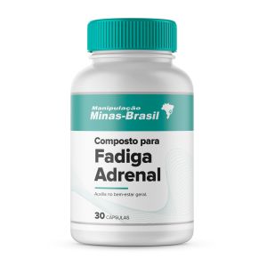 Composto para Fadiga Adrenal com 30 Cápsulas