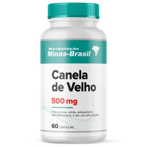 Canela de Velho 500mg com 60 Cápsulas