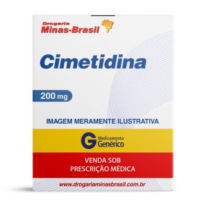 Cimetidina 200Mg Com 20 Comprimidos Genérico Teuto