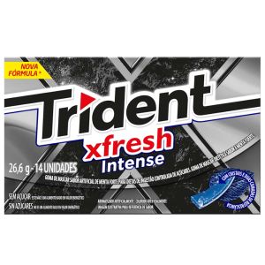 Trident Xfresh Intense Com 14 Unidades