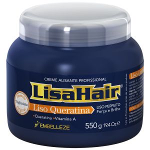 Creme Alisante Profissional Embelleze Lisa Hair 550 G