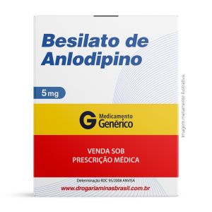 Besilato De Anlodipino 5M Com 30 Comprimidos Genérico Cimed
