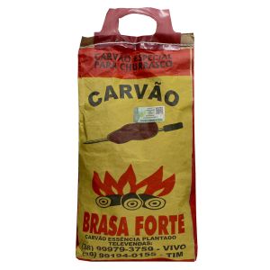 Carvao Para Churrasco Brasa Forte 3kg