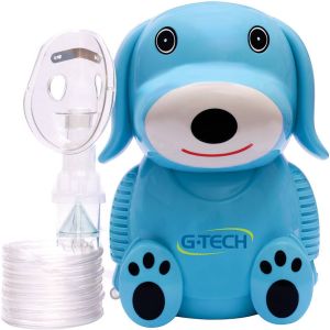 Nebulizador e Inalador Nebdog Azul G-tech