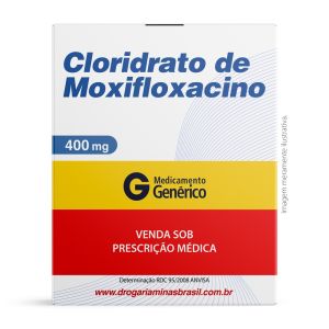 Cloridrato De Moxifloxacino 400Mg Com 7 Comprimidos Genérico  Ems
