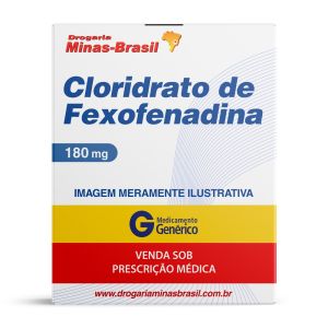 Cloridrato De Fexofenadina 180Mg Com 10 Comprimidos