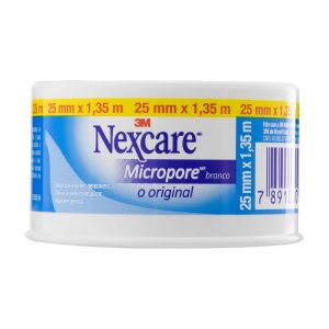Fita Micropore Nexcare Branco 25mm x 1,35m