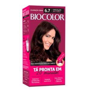 Tintura Biocolor Mini Kit Creme 6.7 Chocolate Para Brilhar