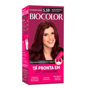 Tintura Biocolor Mini Kit Creme 5.59 Acaju Púrpura Deslumbrante