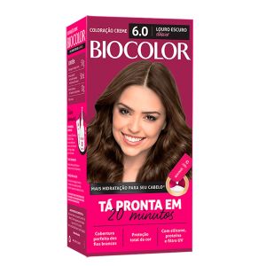 Tintura Biocolor Mini Kit Creme 6.0 Louro Escuro Clássico