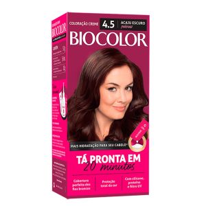 Tintura Biocolor Mini Kit Creme 4.5 Acaju Escuro Poderoso