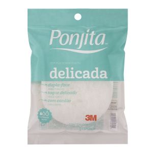 Esponja para Banho Dupla Face Delicada Ponjita