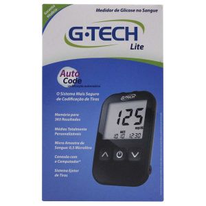 Kit Medidor De  Glicose No Sangue G-Tech Free Lite