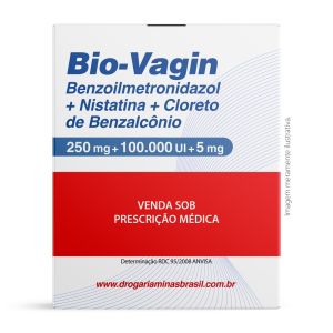 Bio-Vagin 250Mg + 100.000Ui + 5Mg Creme Vaginal 40G Com 10 Aplicadores Descartáveis