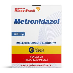Metronidazol 400Mg Com 24 Comprimidos Genérico Teuto