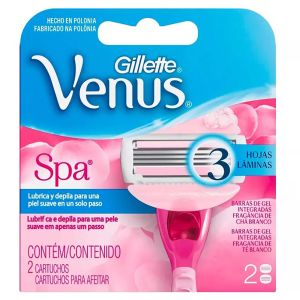 Carga Gilltte Venus Spa Com 2 Unidades