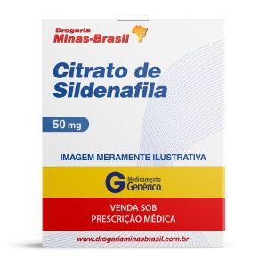 Citrato De Sildenafila 50Mg Com 4 Comprimidos Genérico Medley