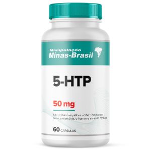 5 HTP (5 Hidroxitriptofano) 50MG com 60 Cápsulas