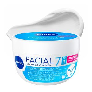 NIVEA Creme Facial Nutritivo Ultraleve 7 em 1 100g