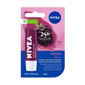 Protetor Labial Nivea Lip Care Amora Shine 4,8G