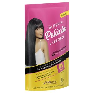 Henê Gel Pelúcia Médio Preto 180g