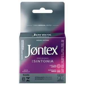 Preservativo Jontex Orgasmo Em Sintonia Com 2 Unidades