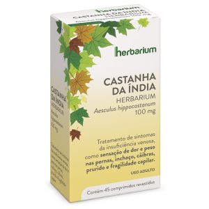Castanha da índia Com 45 Cápsulas Herbarium