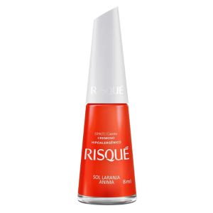 Esmalte Risque Cremoso Sol Laranja Anima 8Ml