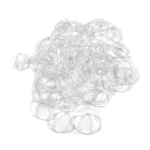 Elástico de Silicone para Cabelo Transparente REF 0791s Sveda Hair