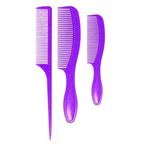 Kit de Pentes com Glitter com 3 Unidades REF 0073S Sveda Hair