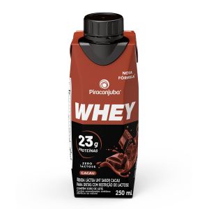 Piracanjuba Whey Zero Lactose Sabor Cacau 250ml