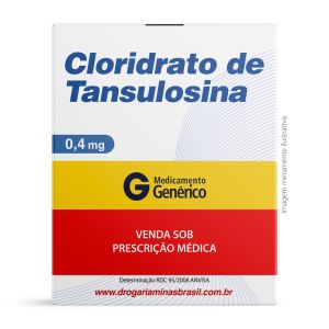 Cloridrato de Tansulosina 0,4mg com 30 comprimidos Genérico EMS