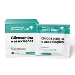 Glicosamina Com Condroitina E Msm 30 Sachês Sabor Abacaxi