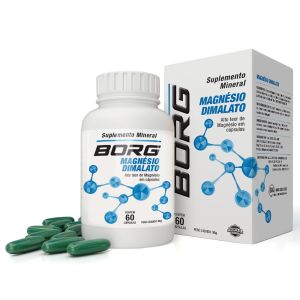 Borg Magnesio Dimalato Com 60 Cápsulas