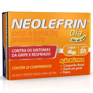 Neolefrin Dia Com 20 Comprimidos