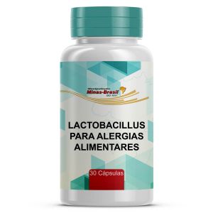 Lactobacillus para Alergias Alimentares 30 Cápsulas