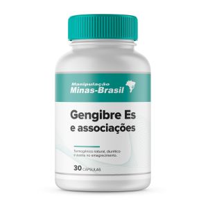 Gengibre Es 300 Mg Com Cavalinha Es 100 Mg e Chá Vermelho Es 200 Mg 30 Cápsulas