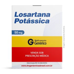 Losartana Potássica 50mg Com 30 Comprimidos Medley Genérico