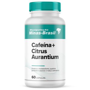 Cafeína 320mg + Citrus Aurantium 200mg 60 Cápsulas