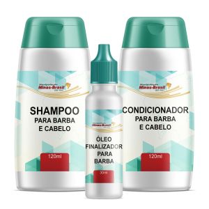 Kit Masculino Barba e Cabelo