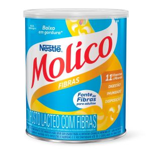 Leite em pó Molico Fibras Lata 260g